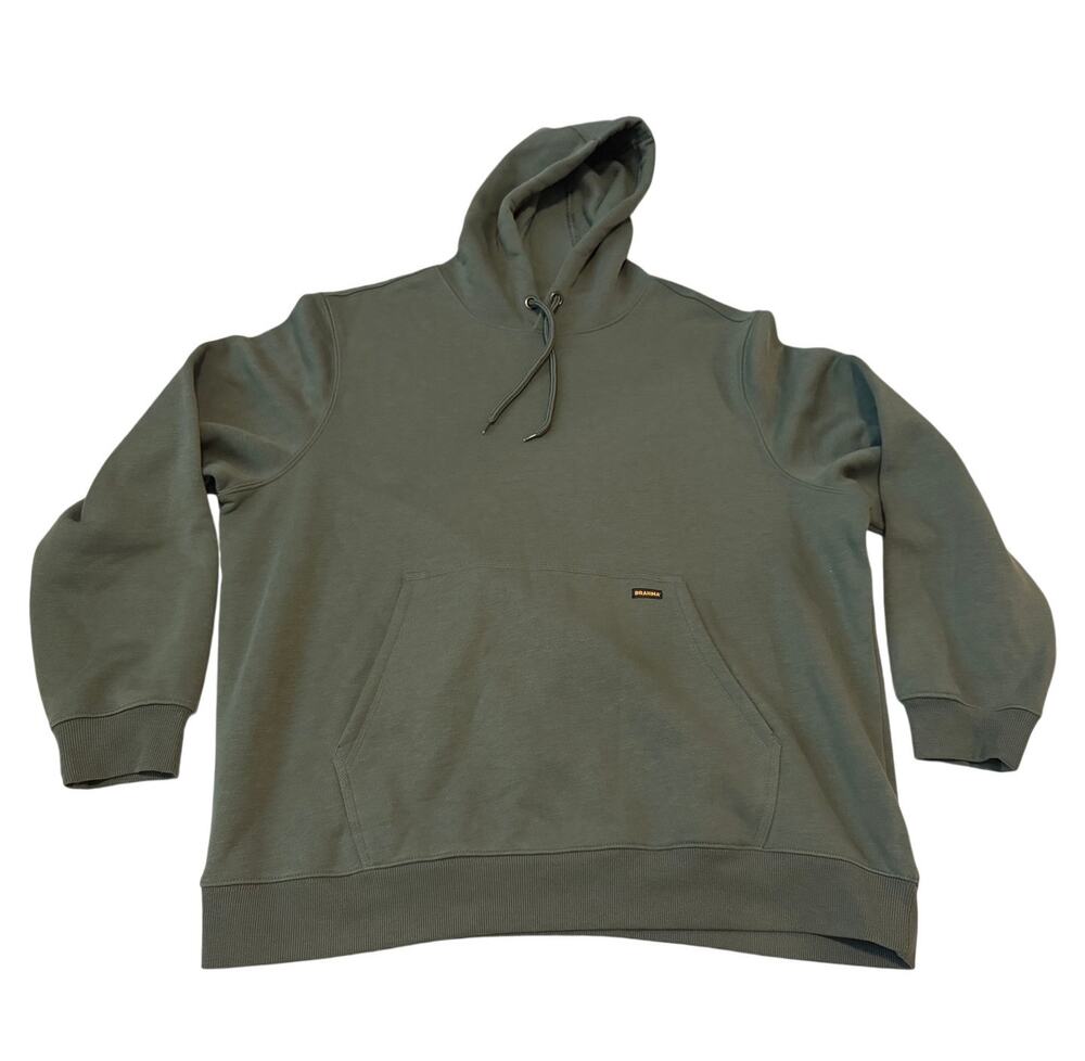 Brahma Men's Workwear Pullover Hoodie Olive Green - Size 2XL